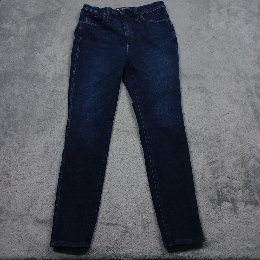 Madewell Jeans Womens 28 Blue Denim High Rise‎ Skinny Preppy Pockets Modern